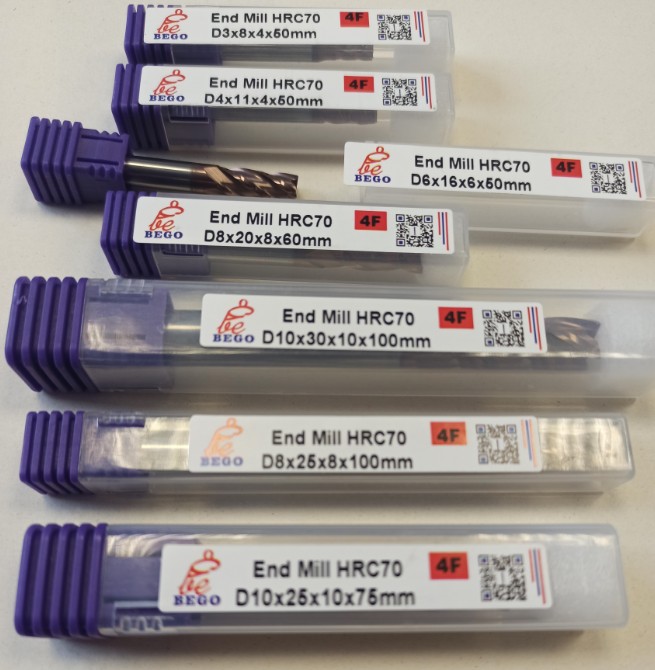 Предложение — фрезы концевые HRC70